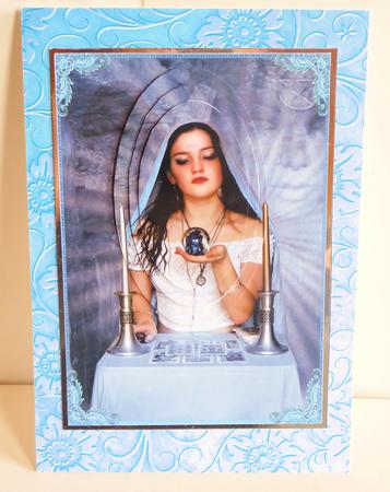 Fortune Teller Oval Pyramid by Karen Nash