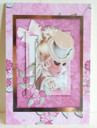 Top Hat Totty Backing Paper 1 by Karen Nash
