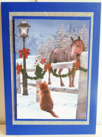 6 Christmas Lampost Scenes, Cu4cu by Karen Nash