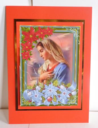 Christmas Mother Wavy Corner Stacker by Karen Nash