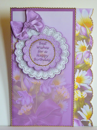 Lavender Bouquet Impressions Decoupage by Karen Nash