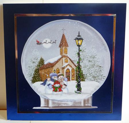 The Night Before Christmas Snow Globe by Karen Nash