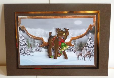 Christmas Jingle Bells the Reindeers on His Way by Karen Nash