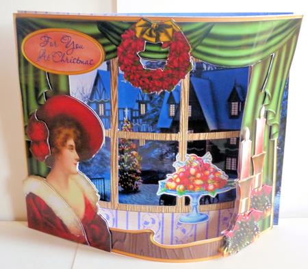 Beau Fronts 3D Card Kit - the Christmas Window by Karen Nash