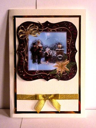 Carolling Children Shell Stacker by Karen Nash