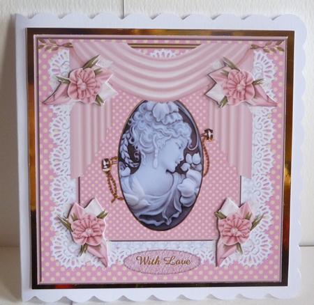 Beautiful Cameo Soft Pink with Love by Karen Nash