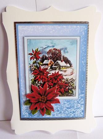 Poinssettia with a Scene by Karen Nash