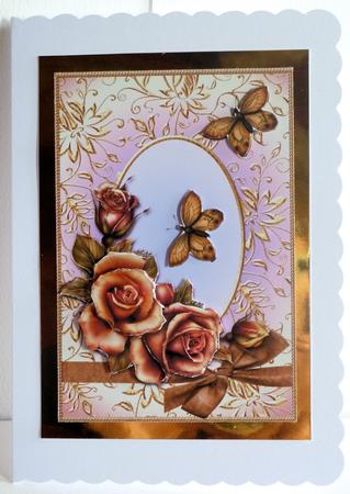 Golden Petals and Wings All Occasion by Karen Nash