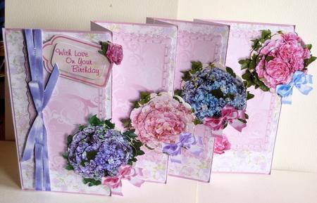 4-fold Card Kit - Pomanders & Bows by Karen Nash