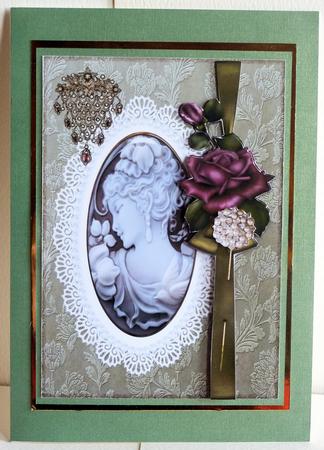 Cameo Beauty Green Purple by Karen Nash
