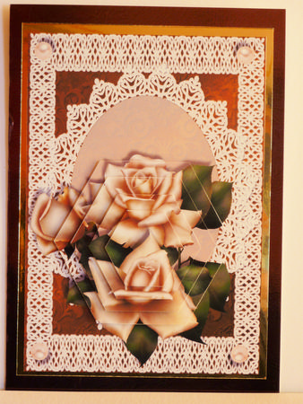 Cream Roses Celebration by Karen Nash
