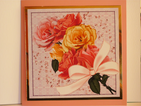8x8 Bouquet of Roses by Karen Nash