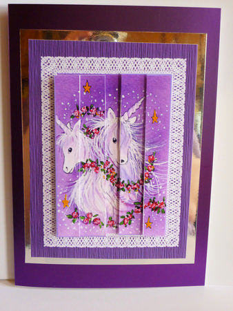 2 Unicorn Toppers by Karen Nash