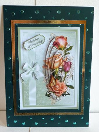 Joy of Roses for Mum Pyramid by Karen Nash