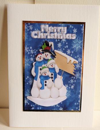 Winter Snowmen by Karen Nash