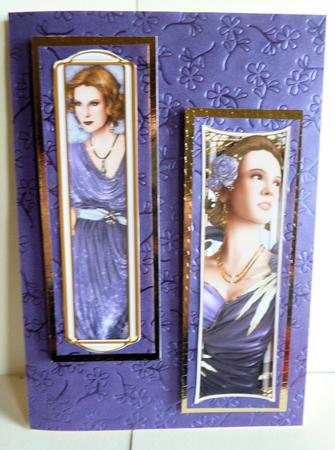 Art Deco Ladies Toppers/bookmarks Mix by Karen Nash