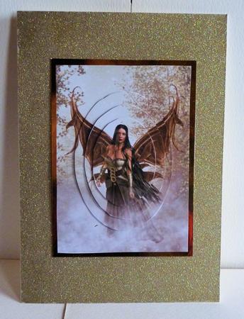 Fairy of the Misty Woods - Oval Pyramid by Karen Nash