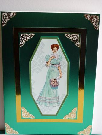 3 Vintage Framed Ladies by Karen Nash