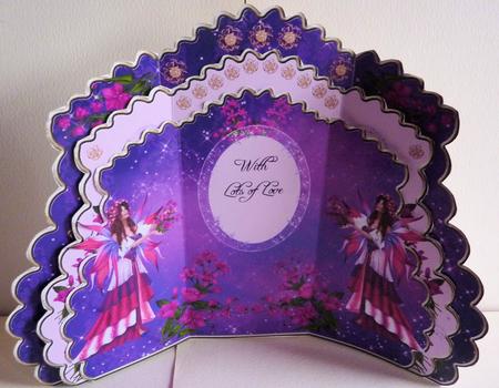 Triple Layer Gatefold - Florabel Fairy by Karen Nash