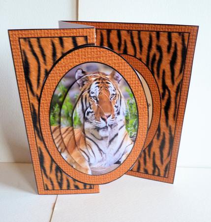 Tiger Mini Kit- No Hole Fold Back by Karen Nash