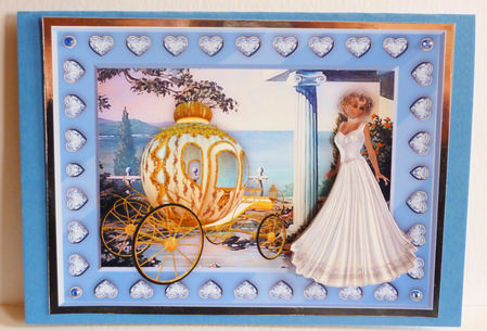 The Princess Bride A5 Card Front with Decoupage by Karen Nash