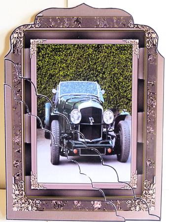Vintage Card Shaped Card by Karen Nash