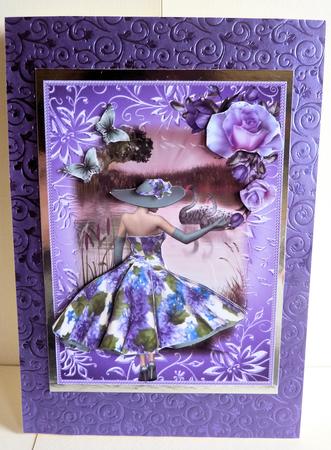 1950's Style a Walk by Swan Lake by Karen Nash