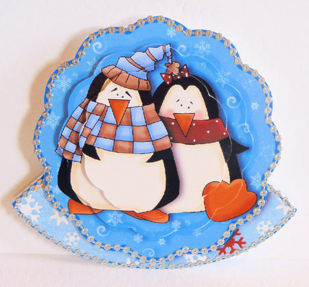 What Penguins Do Best - Wobble + Flower Pyramid by Karen Nash
