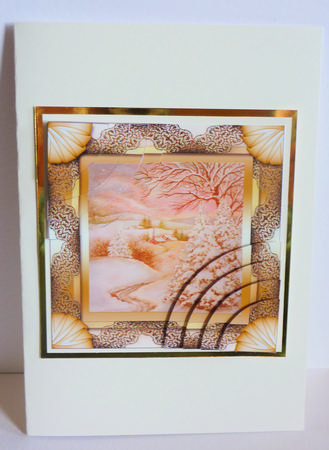 Winter Tale Snow 8inch Picture Sheet by Karen Nash