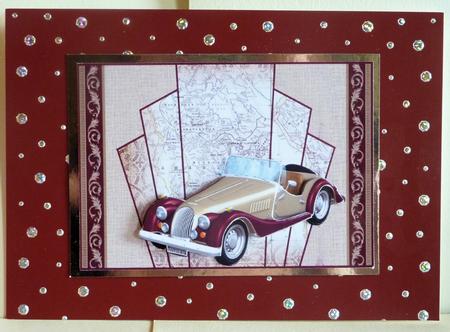 Art Deco Vintage Tourer by Karen Nash