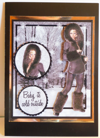 Black and White Christmas by Karen Nash