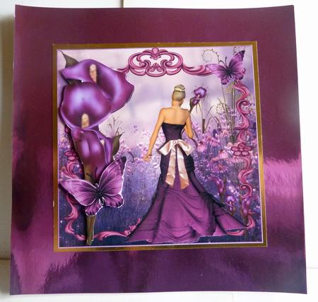 Purple Calla Lily Beauty Topper by Karen Nash