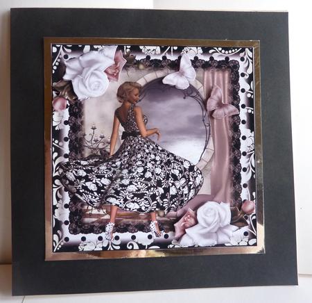 Beautiful White Rose Dress Beauty by Karen Nash