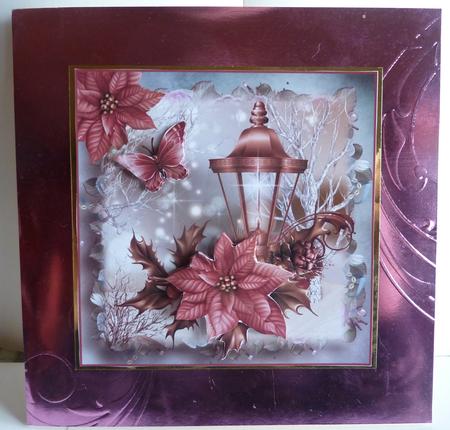 Beautiful Christmas Lantern Topper by Karen Nash
