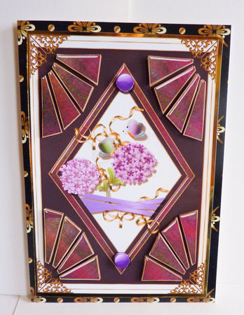 Purple Passion Card Topper by Karen Nash