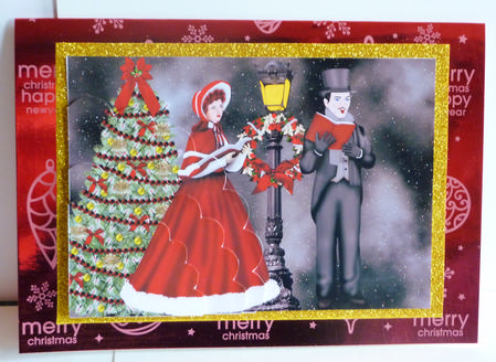 Christmas Carol Singers by Karen Nash