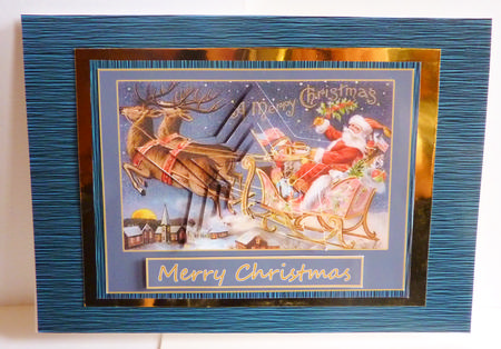 Merry Christmas Star Shaped Pyramid by Karen Nash