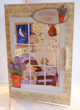 3D Corner Card Kit - Midnight Feast by Karen Nash