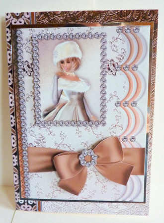 Russian Beauty Decoupage by Karen Nash