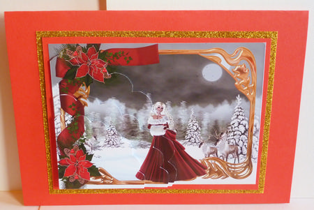 Christmas Winter Scenery by Karen Nash