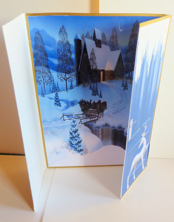 Sleigh Ride in the Snow, Gatefold by Karen Nash