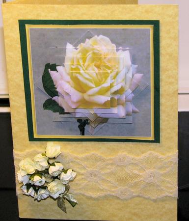 Yellow Rose - Pyramid with a Twist by Karin Johansson