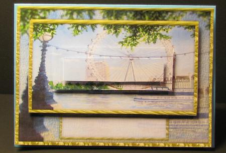 London Eye Original Watercolour Painting by Karin Johansson