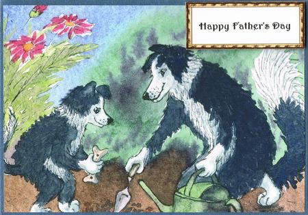 A4 This Puppy Wants to Grow a Bone Tree by Kate Wordingham