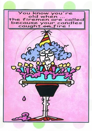 Too Many Candles Oval Pyramage by Kate Wordingham