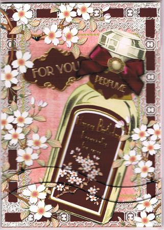 Blossom Perfume for You 7x5in Swirvey Top and Bottom Stacker by Kate Wordingham
