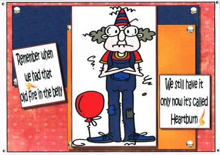 Gus Has Fire in His Belly Quick Topper by Kate Wordingham