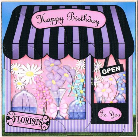 The Little Florists Shop Shell Edged Corner Side Stacker by Kate Wordingham