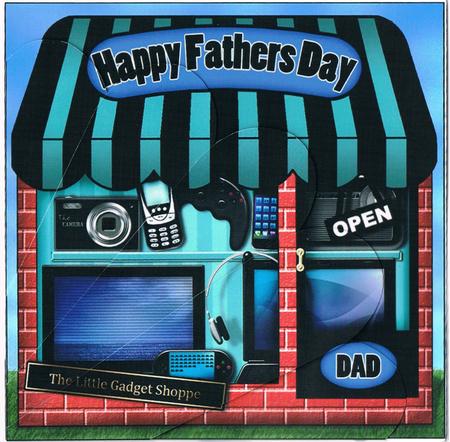 The Little Gadgets N Gizmos Shop Fathers Day Fan Pyramage by Kate Wordingham