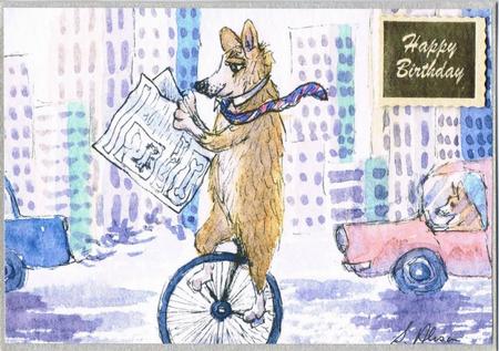 He Found Commuting by Unicycle Much More Relaxing by Kate Wordingham
